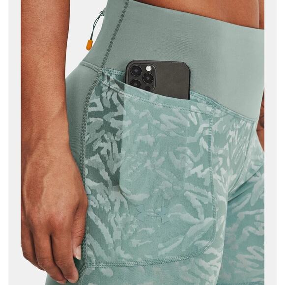 NWT UNDER ARMOUR Speedpocket Floral Compression High Rise Ankle Legging Sz Small - Picture 4 of 13